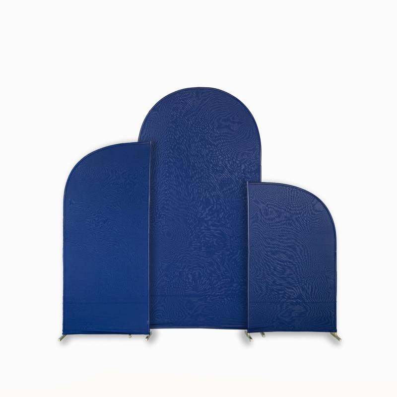 Arches Covers |   Spandex Arch Covers For Chiara Frame Backdrop 3Pc/Set – Navy Blue Arches Arches