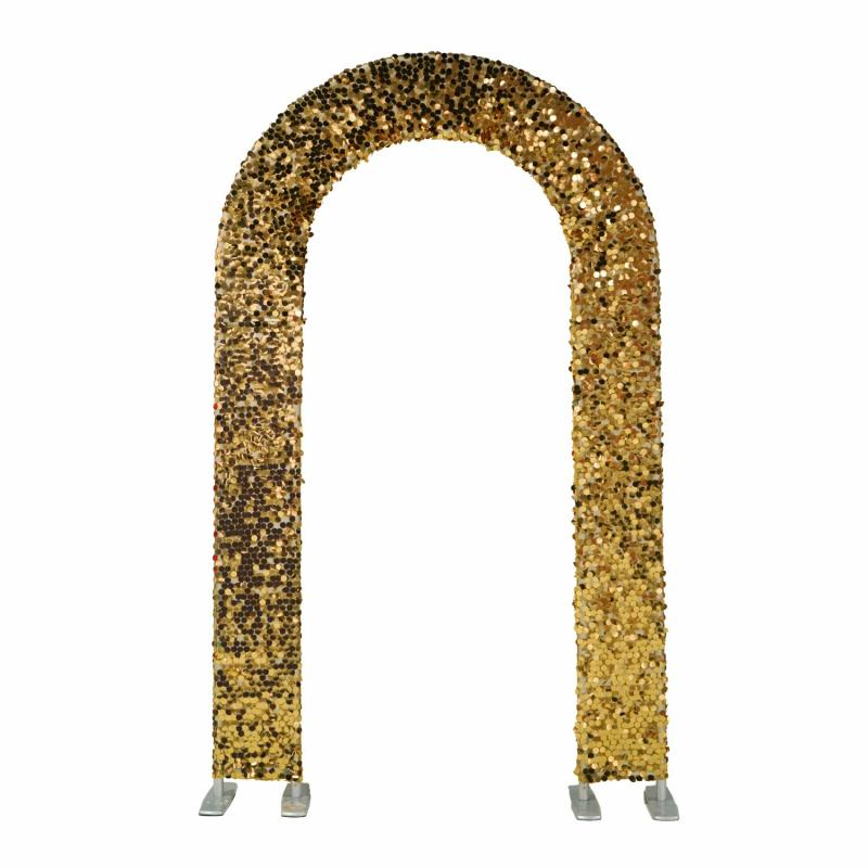 Arches |   Payette Sequin Open Center Arch Cover – Gold Arches Arches