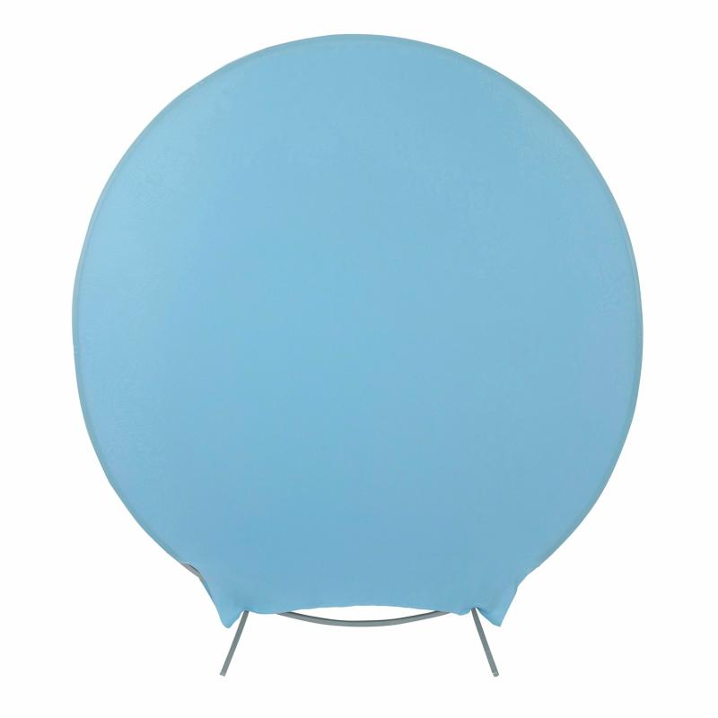 Arches |   Spandex Arch Cover For Round 7.5 Ft Wedding Arch Stand – Baby Blue Arches Arches