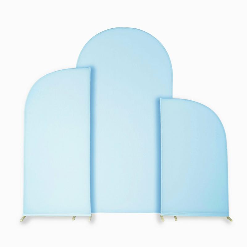 Arches |   Spandex Arch Covers For Chiara Frame Backdrop 3Pc/Set – Baby Blue Arches Arches