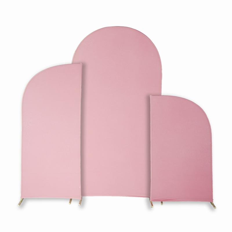 Arches |   Spandex Arch Covers For Chiara Frame Backdrop 3Pc/Set – Dusty Rose/Mauve Arches Arches