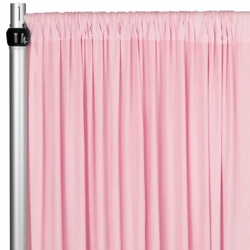 Backdrop Draping |   Spandex 4-Way Stretch Backdrop Drape Curtain 16Ft H X 60" W – Pink Backdrop Draping Backdrop Draping