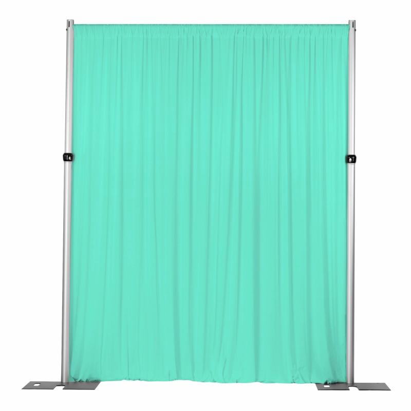 Backdrop Draping |   Spandex 4-Way Stretch Backdrop Drape Curtain 18Ft H X 60" W – Turquoise Backdrop Draping Backdrop Draping