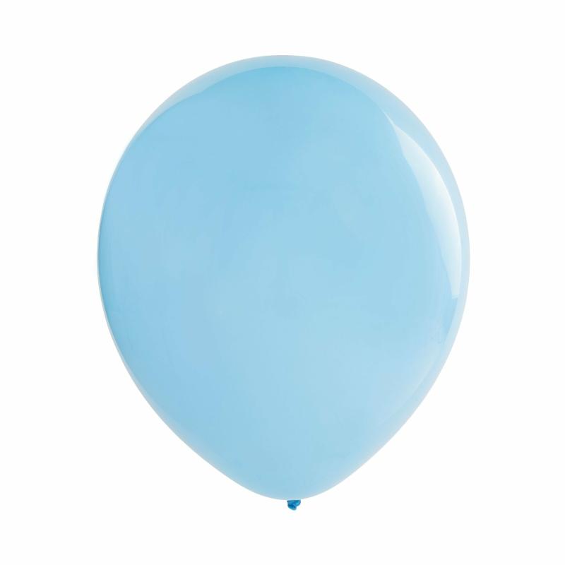 Balloon Supplies |   Baby Blue 12" Matte Latex Balloons | 50 Pcs Balloon Supplies Baby Blue