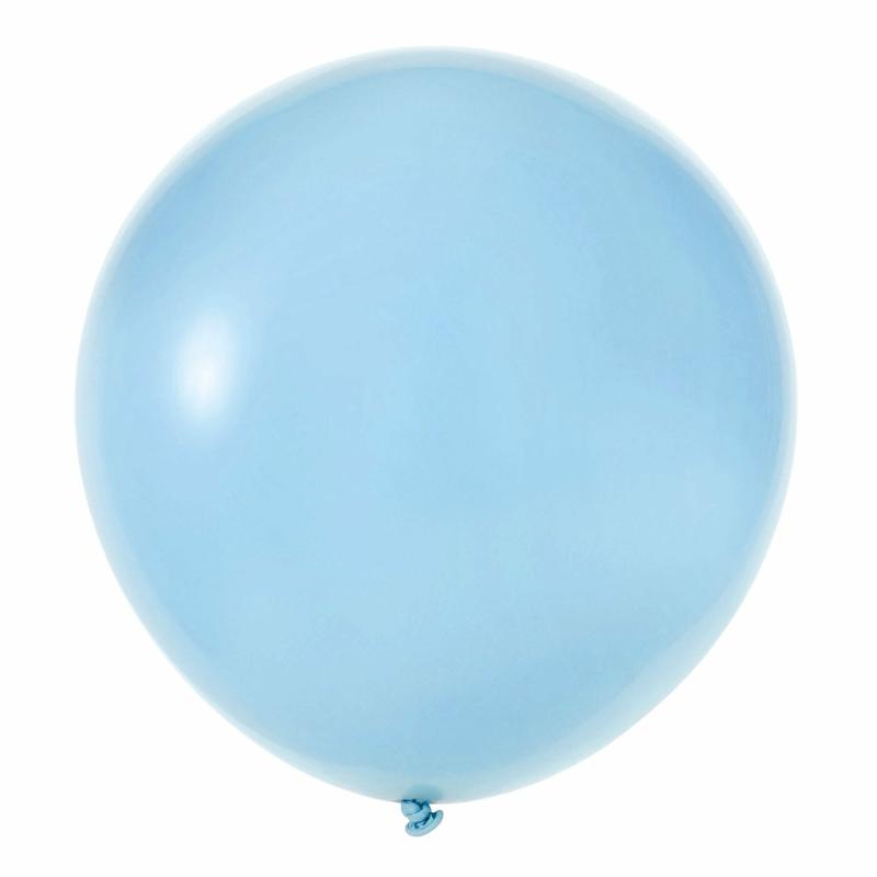 Balloon Supplies |   Baby Blue 18" Matte Large Round Latex Balloons | 10 Pcs Balloon Supplies Baby Blue