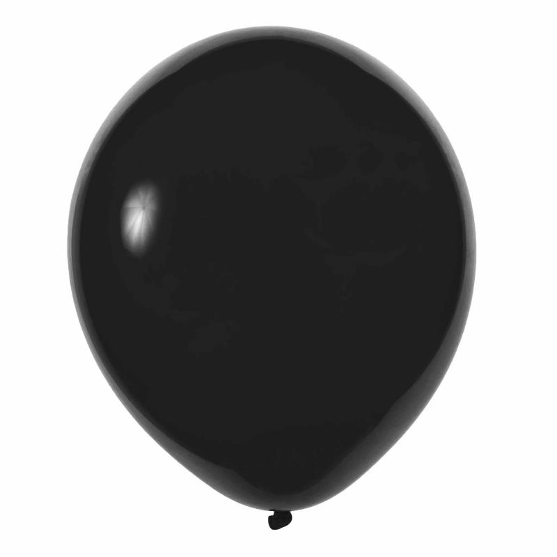 Balloon Supplies |   Black 12" Latex Balloons | 50 Pcs Balloon Supplies Balloon Supplies