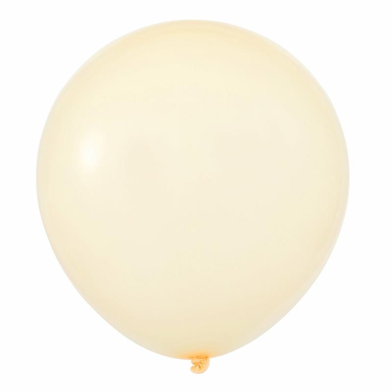 Balloon Supplies |   Pastel Yellow 18" Matte Large Round Latex Balloons | 10 Pcs Balloon Supplies Balloon Supplies