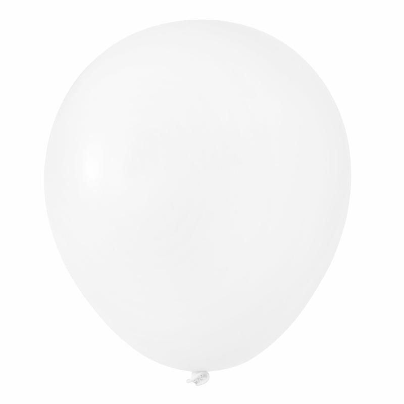 Balloon Supplies |   White 18" Large Round Latex Balloons | 10 Pcs Balloon Supplies Balloon Supplies