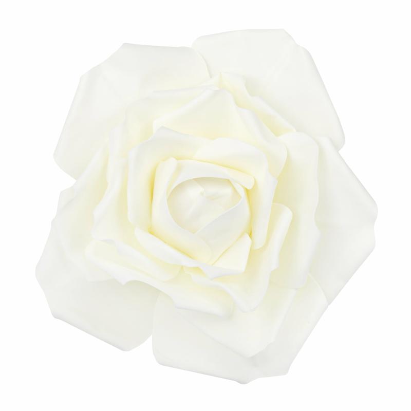 Beads & Crystal Backdrops |   Large Foam Rose Wall Decor 40 Cm – Ivory Beads & Crystal Backdrops Beads & Crystal Backdrops