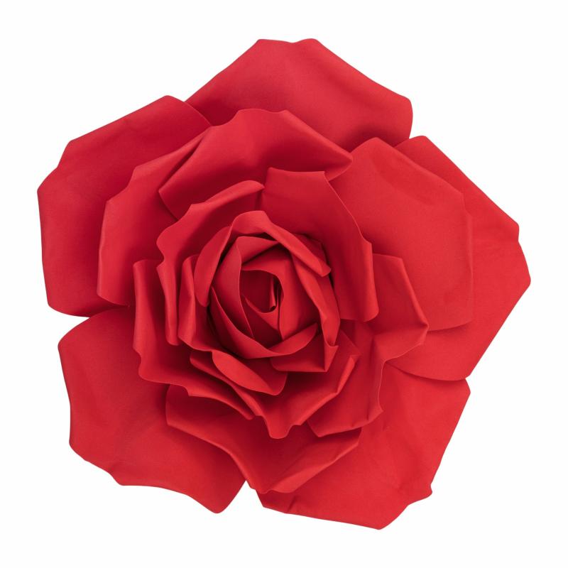 Beads & Crystal Backdrops |   Large Foam Rose Wall Decor 40 Cm – Red Beads & Crystal Backdrops Beads & Crystal Backdrops