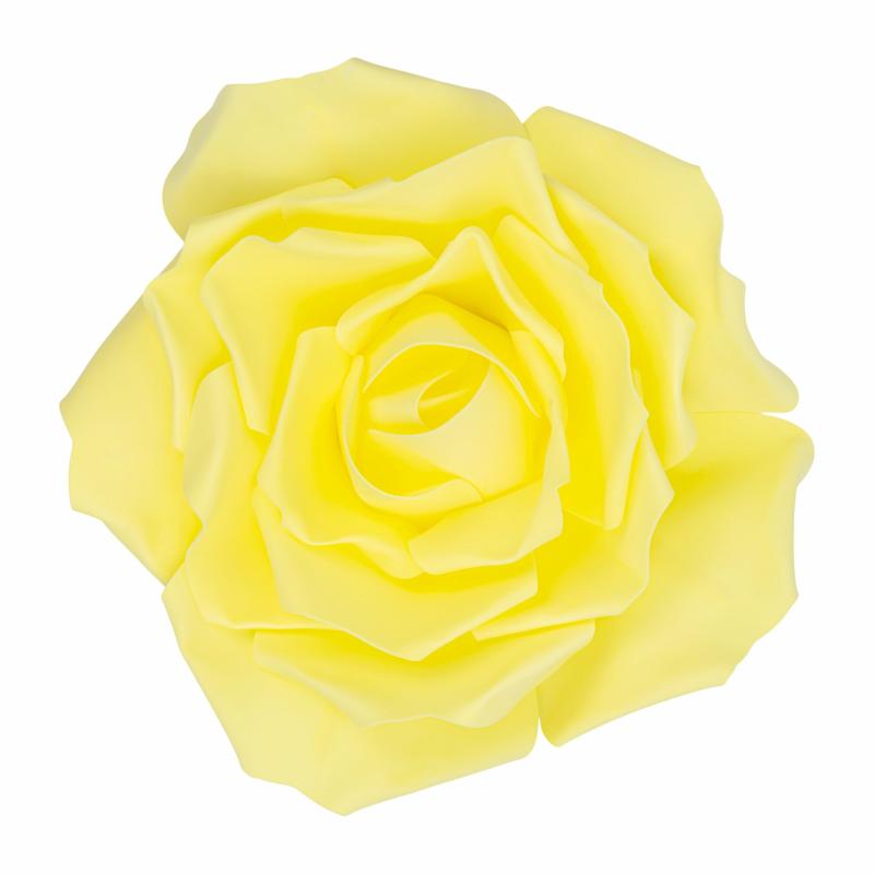 Beads & Crystal Backdrops |   Large Foam Rose Wall Decor 40 Cm – Yellow Beads & Crystal Backdrops Beads & Crystal Backdrops