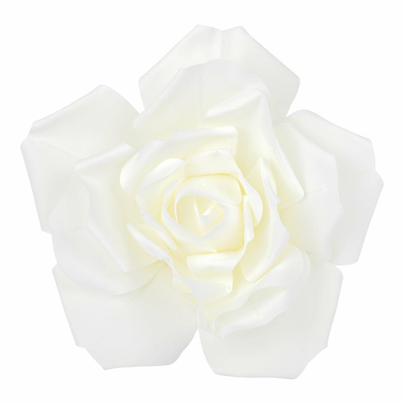 Beads & Crystal Backdrops |   Large Foam Rose Wall Decor 50 Cm – Ivory Beads & Crystal Backdrops Beads & Crystal Backdrops