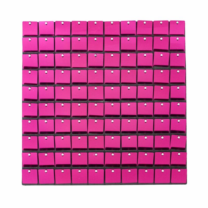 Beads & Crystal Backdrops |   Spangle Shimmer Sequin Wall Panel Backdrops (24 Panels) – Fuchsia Beads & Crystal Backdrops Beads & Crystal Backdrops