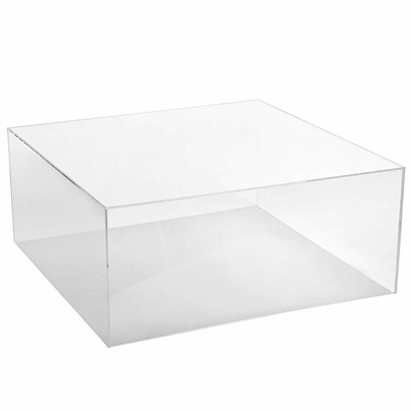 Cake & Cupcake Stands |   Clear Acrylic Cake Box Stand 14"X14" Cake & Cupcake Stands Cake & Cupcake Stands