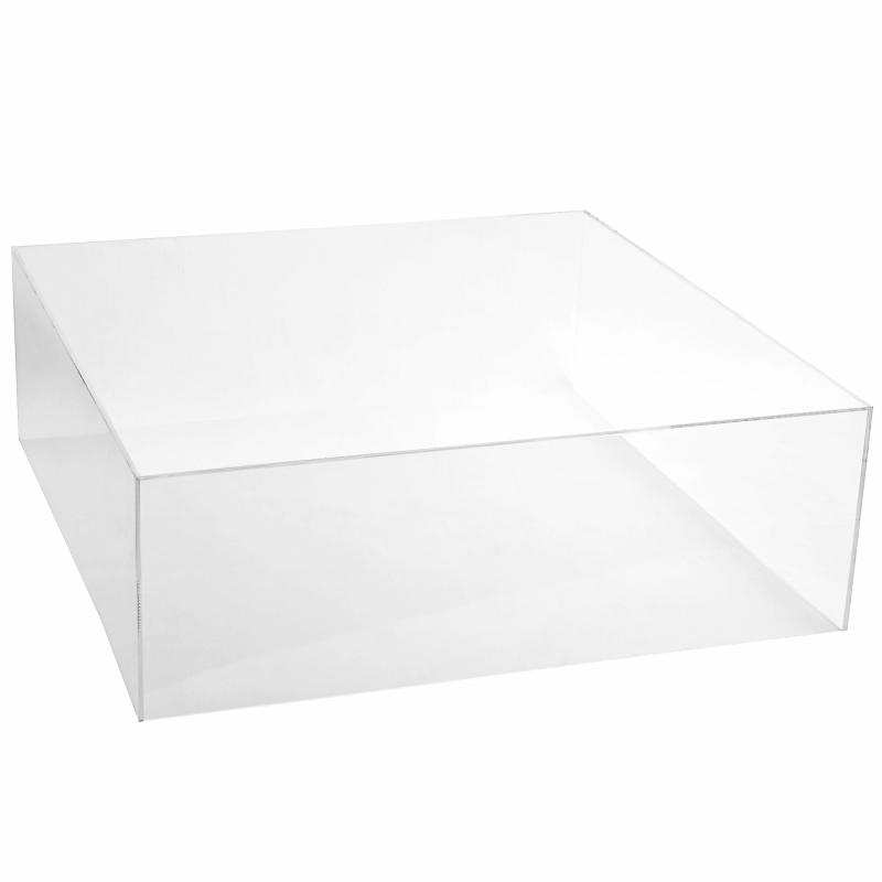 Cake & Cupcake Stands |   Clear Acrylic Cake Box Stand 18"X18" Cake & Cupcake Stands Cake & Cupcake Stands