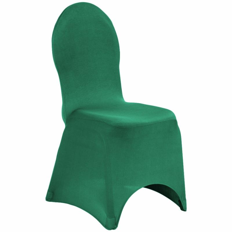 Chair Covers |   Spandex Stretch Banquet Chair Cover – Emerald Green Banquet Chair Covers Banquet Chair Covers