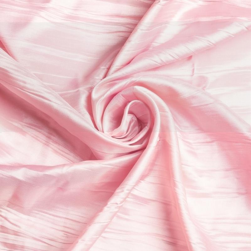 Fabric Rolls |   Accordion Crinkle Taffeta 5 Yards X 54" Fabric Roll Bolt – Pink Backdrop Stands & Drapes Fabric Rolls