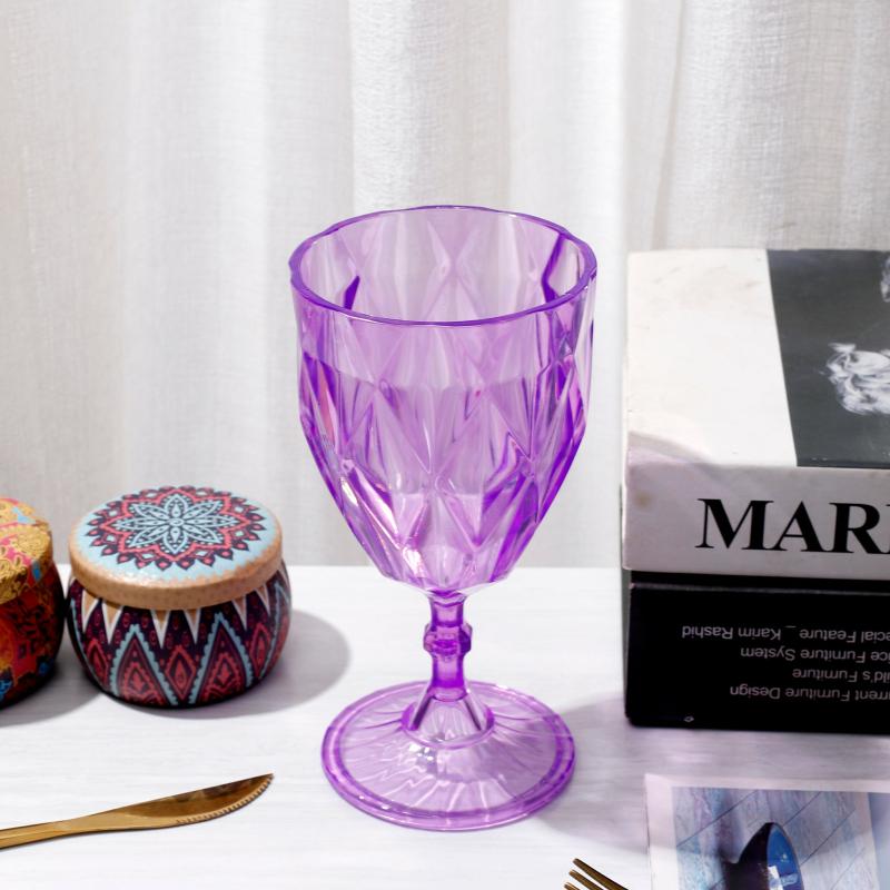 Goblets |   Lavender Vintage Acrylic Goblets (6 Pcs/Pk) Charger Plates & Napkins Goblets