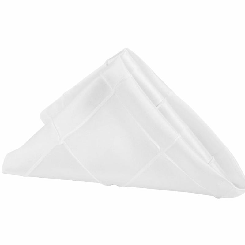 Napkin Linens |   Pintuck Napkin 20"X20" – White Charger Plates & Napkins Napkin Linens