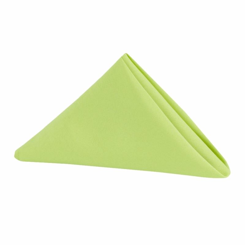 Napkin Linens |   Polyester Napkin 20"X20" – Apple Green Charger Plates & Napkins Apple Green