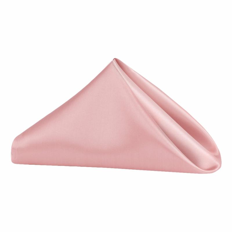 Napkin Linens |   Satin Napkin 20"X20" – Dusty Rose/Mauve Charger Plates & Napkins Dusty Rose,Mauve