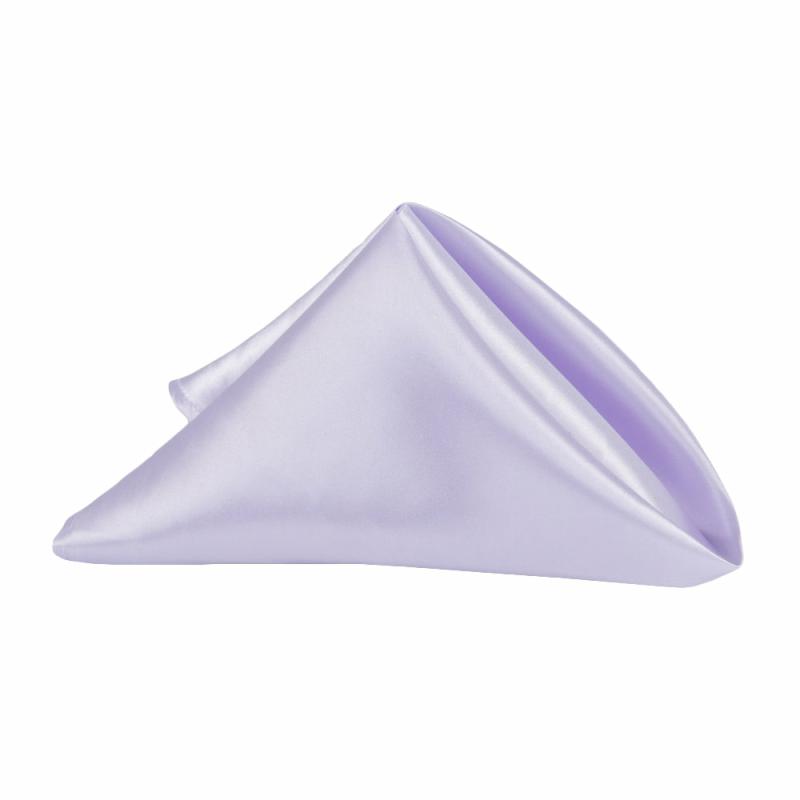 Napkin Linens |   Satin Napkin 20"X20" – Lavender Charger Plates & Napkins Lavender