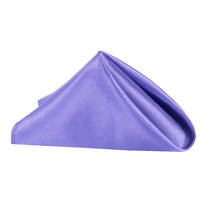 Napkin Linens |   Satin Napkin 20"X20" – Purple Charger Plates & Napkins Napkin Linens