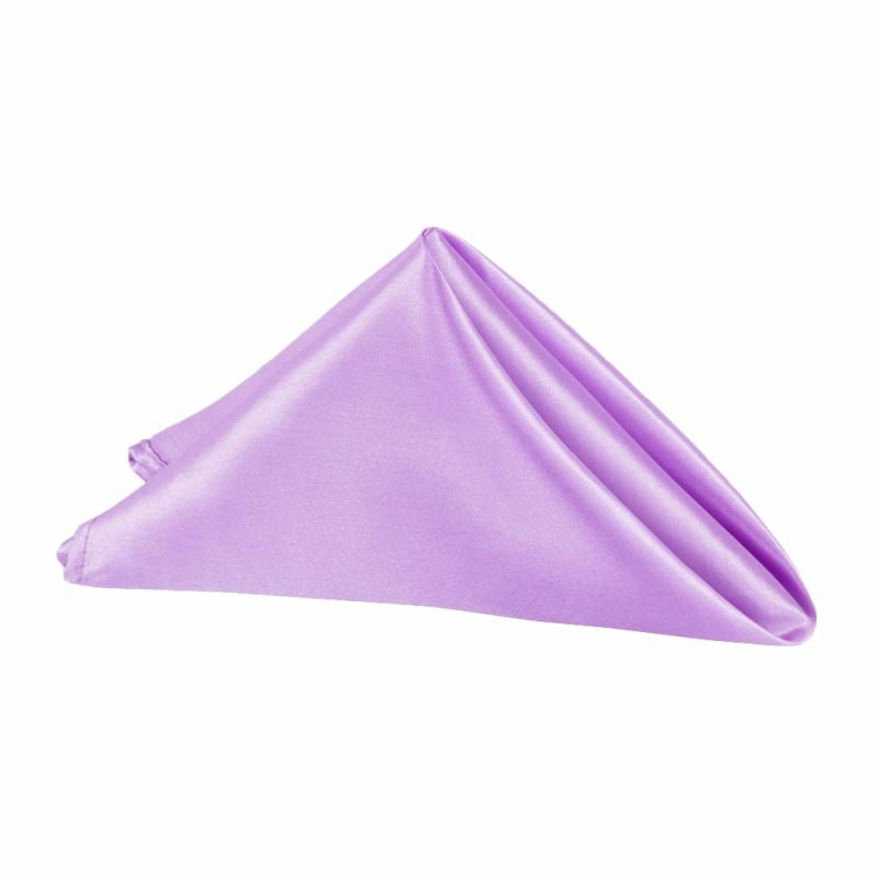 Napkin Linens |   Satin Napkin 20"X20" – Victorian Lilac/Wisteria Charger Plates & Napkins Napkin Linens