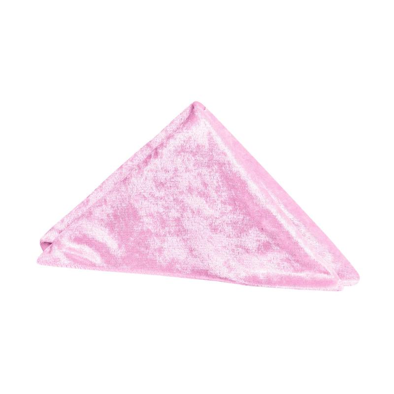 Napkin Linens |   Velvet 20"X20" Linen Napkin – Pink Charger Plates & Napkins Napkin Linens