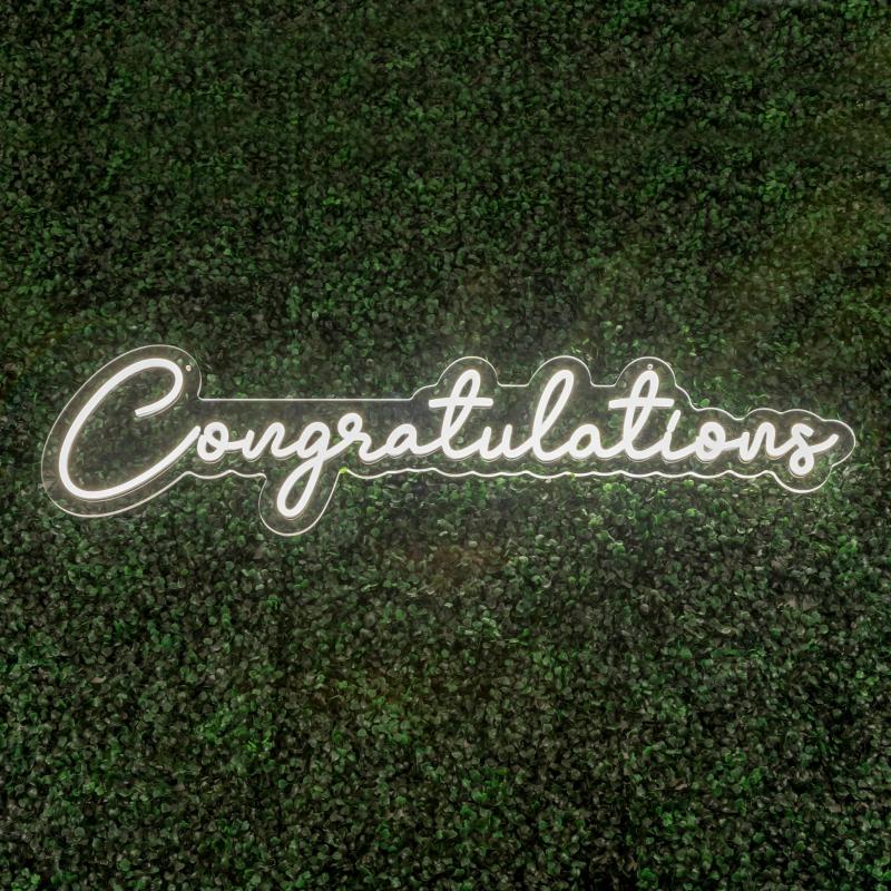 Neon Signs |   Congratulations Led Neon Sign Neon Signs Neon Signs