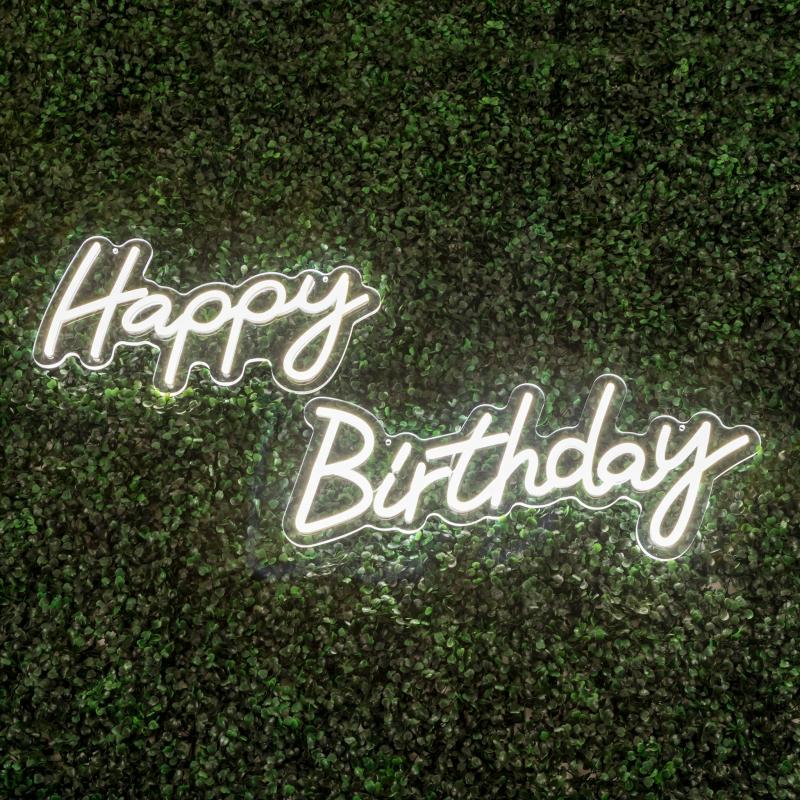 Neon Signs |   Happy Birthday Neon Sign 62 Cm X 31 Cm Neon Signs Neon Signs