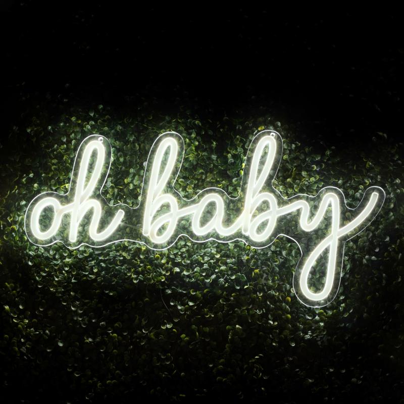 Neon Signs |   Oh Baby Neon Sign 57Cm X 27Cm Neon Signs Neon Signs