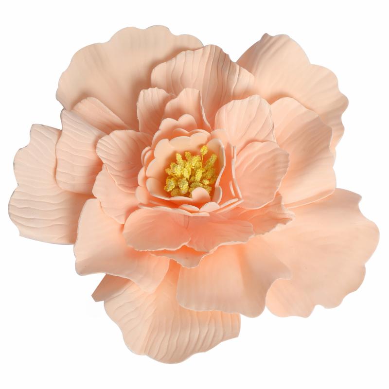 Oversize Flower Chair Decors |   Large Foam Wedding Flower Wall Backdrop Decor 30 Cm – Peach Chair Covers & Chair Sashes Oversize Flower Chair Decors