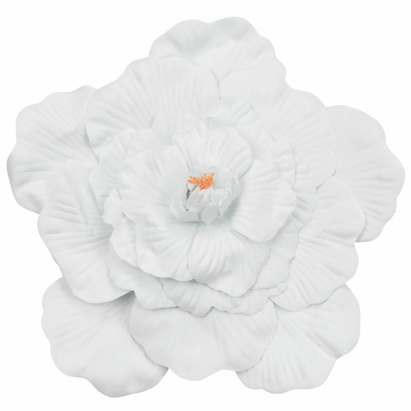 Oversize Flower Chair Decors |   Large Foam Wedding Flower Wall Backdrop Decor 50 Cm – White Chair Covers & Chair Sashes Oversize Flower Chair Decors