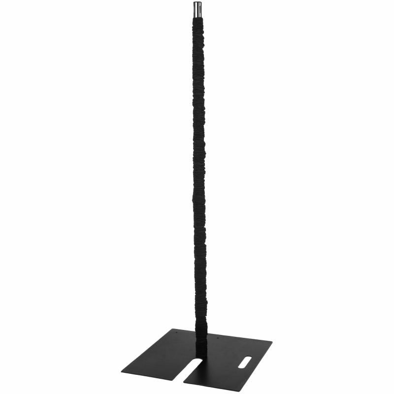 Pipe Set Accessories |   10Ft Spandex Upright Pole Cover – Black Backdrop Stands & Drapes Black