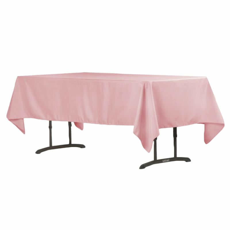 Rectangle Tablecloths |   60"X102" Rectangular Polyester Tablecloth – Dusty Rose/Mauve Polyester Tablecloths Dusty Rose,Mauve