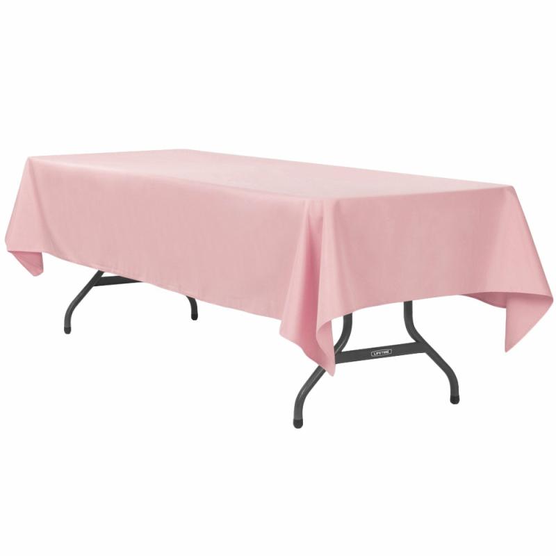 Rectangle Tablecloths |   60"X120" Rectangular Polyester Tablecloth – Dusty Rose/Mauve Polyester Tablecloths Dusty Rose,Mauve