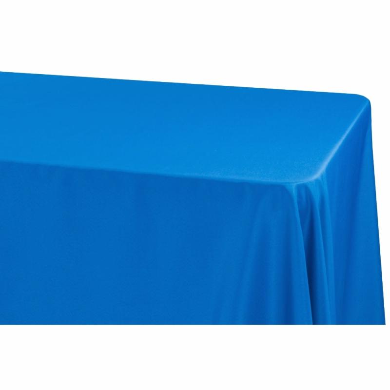 Rectangle Tablecloths |   Economy Polyester Tablecloth 90"X132" Oblong Rectangular – Royal Blue Polyester Tablecloths Polyester Tablecloths