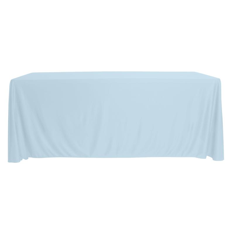 Rectangle Tablecloths |   Scuba 90"X132" Rectangular Oblong Tablecloth – Dusty Blue Rectangle Tablecloths Dusty Blue