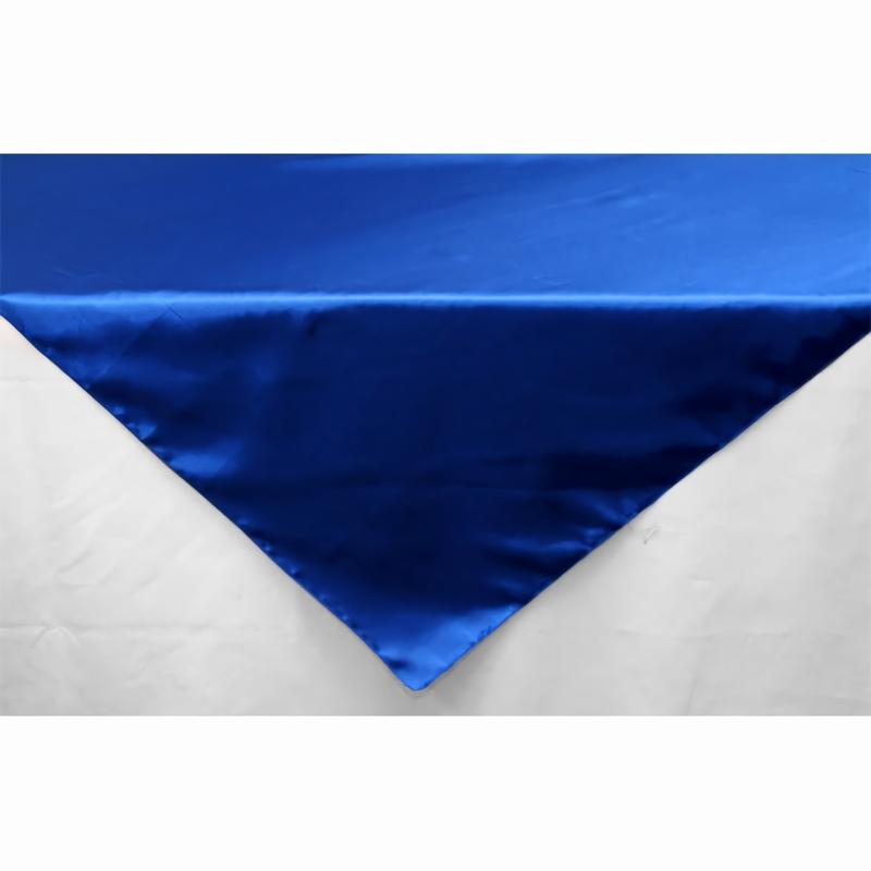 Table Overlay Toppers |   Square 54" Satin Table Overlay – Royal Blue Table Linens & Table Skirts Royal Blue