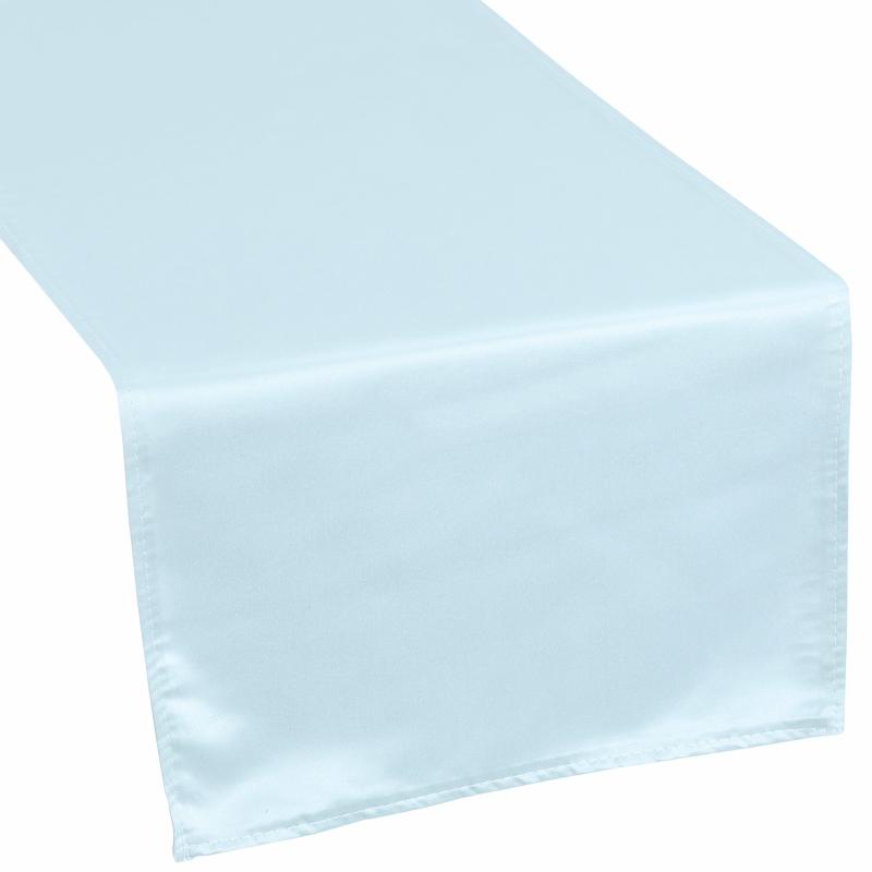 Table Runners |   Lamour Satin Table Runner – Baby Blue Table Linens & Table Skirts Baby Blue