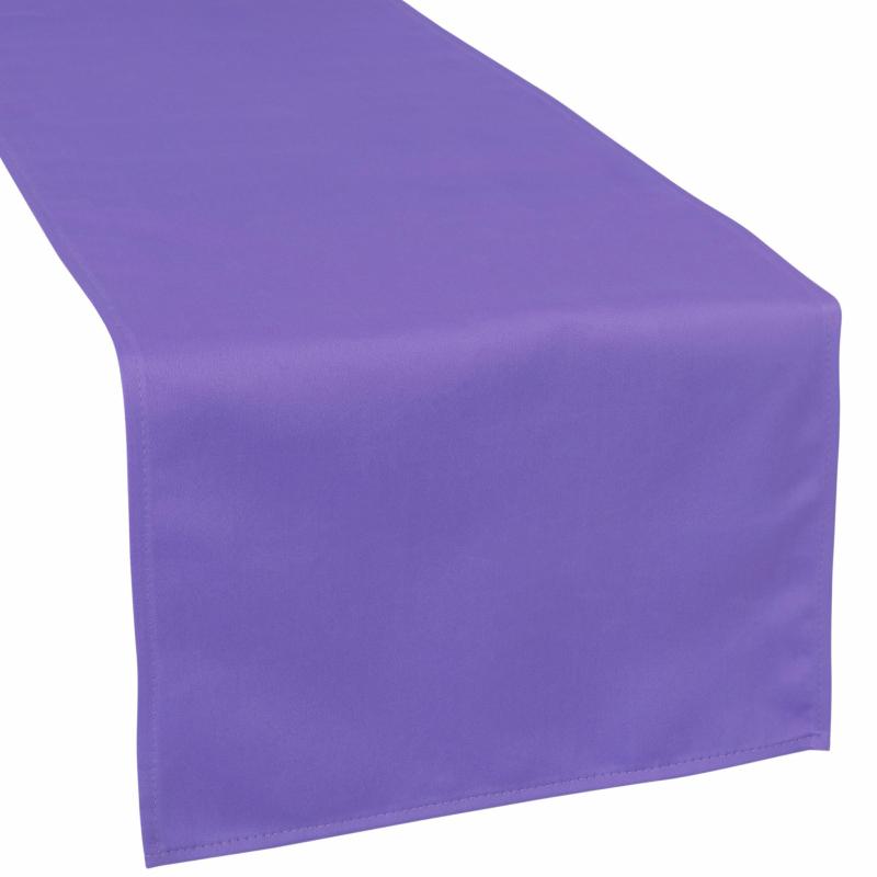 Table Runners |   Lamour Satin Table Runner – Purple Table Linens & Table Skirts Purple