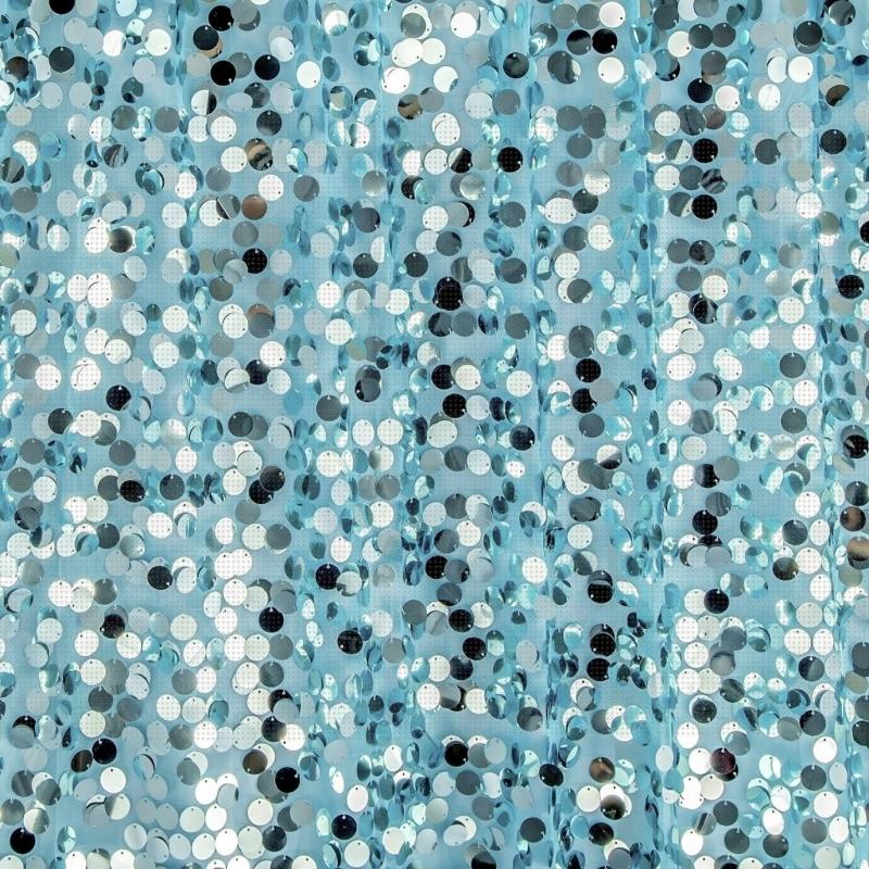 Table Runners |   Large Payette Sequin Table Runner – Baby Blue Table Linens & Table Skirts Baby Blue