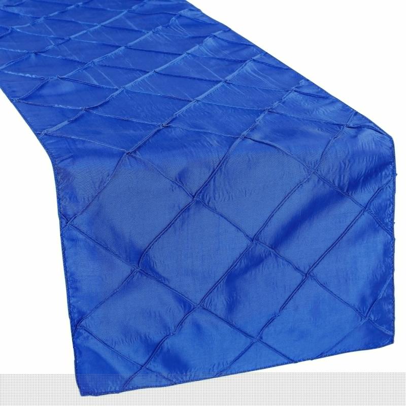 Table Runners |   Pintuck Table Runner – Royal Blue Table Linens & Table Skirts Royal Blue