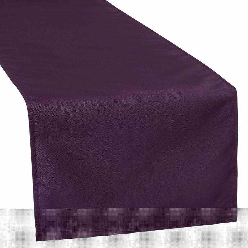 Table Runners |   Polyester Table Runner – Eggplant/Plum Table Linens & Table Skirts Eggplant,Plum