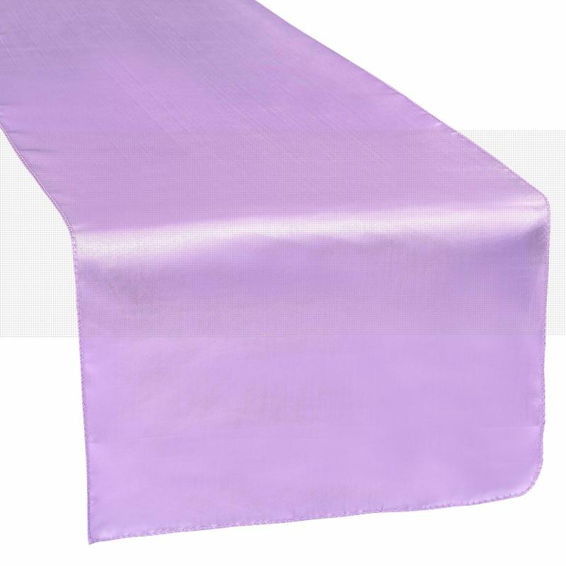 Table Runners |   Satin Table Runner – Victorian Lilac/Wisteria Table Linens & Table Skirts Table Runners