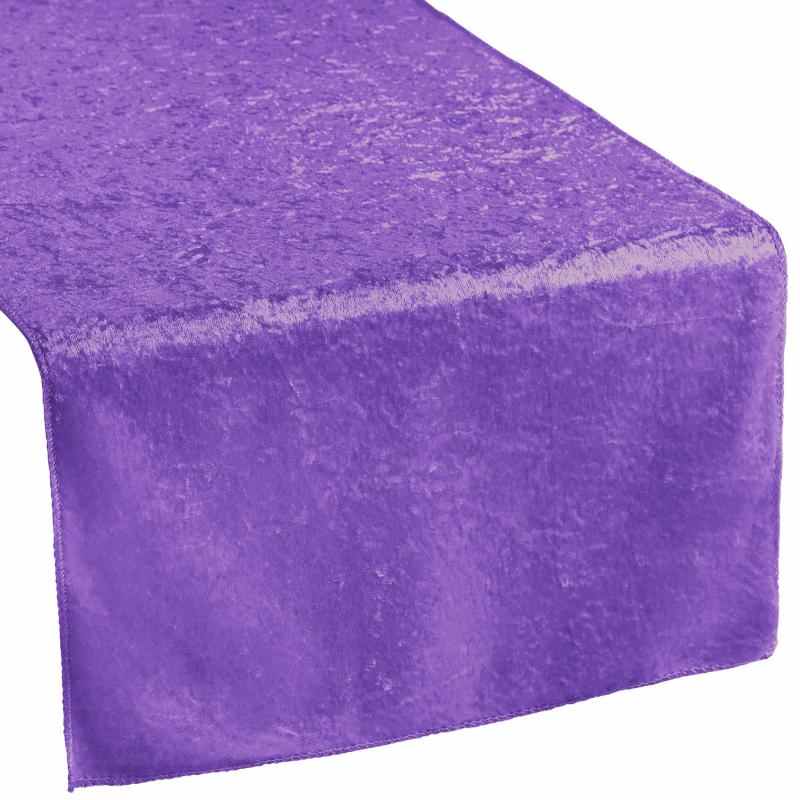 Table Runners |   Velvet Table Runner – Purple Table Linens & Table Skirts Purple