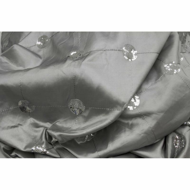 Tablecloths |   Sequin 90"X132" Embroidery Taffeta Tablecloth – Silver Rectangle Tablecloths Rectangle Tablecloths