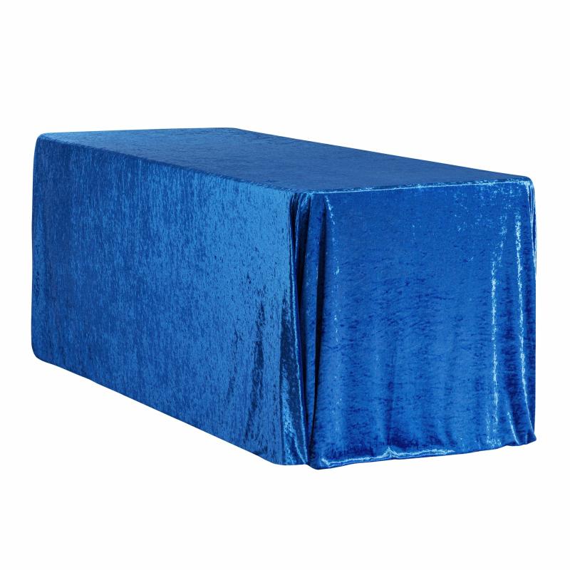 Tablecloths |   Velvet 90"X156" Rectangular Tablecloth – Royal Blue Rectangle Tablecloths Rectangle Tablecloths