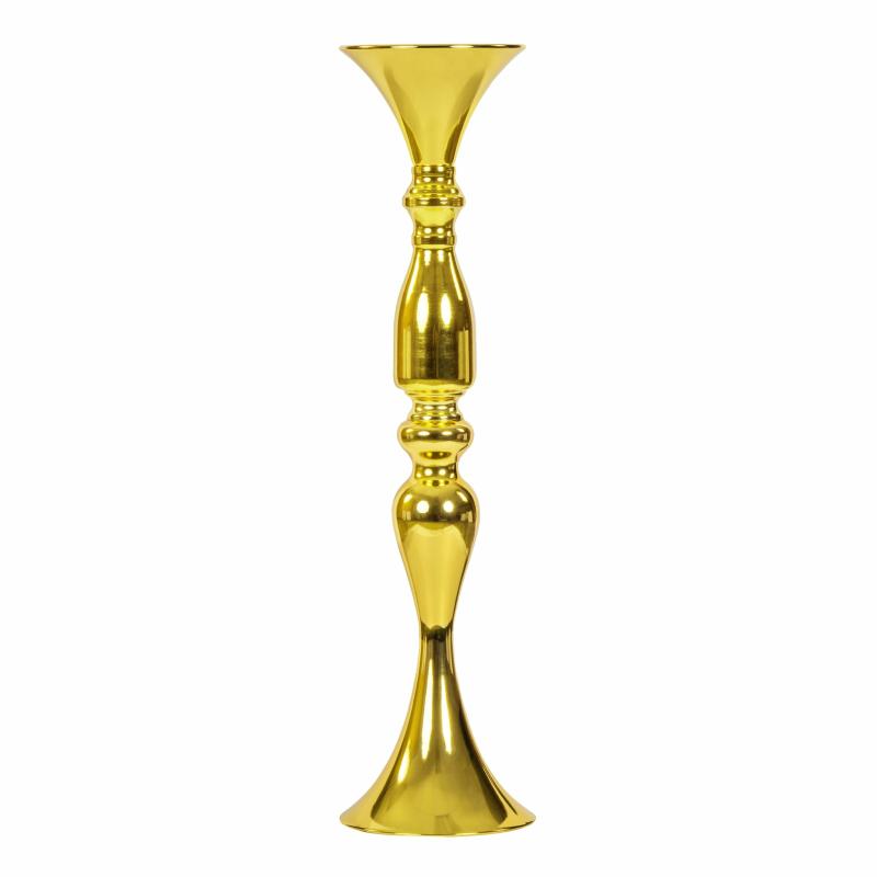 Tabletop Centerpiece |   Flower Vase Riser Holder Centerpiece Stand 20"H – Gold Centerpieces & Cake Stands Gold